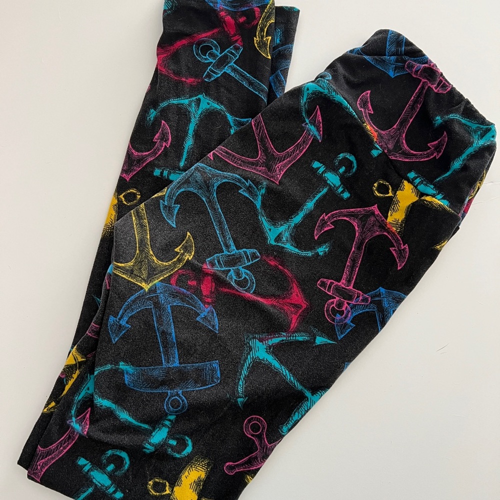 Lularoe OS anchor leggings